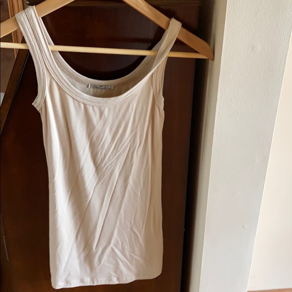 New Dry Goods Soft Beige Scoop Neck Cami Tank Top